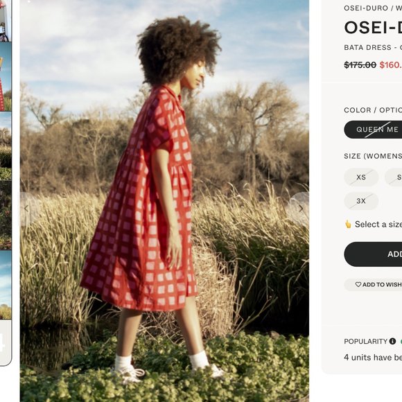 Osei Duro Bata Dress in Queen Me - Picture 7 of 11